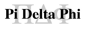 Pi Delta Phi Logo tiny